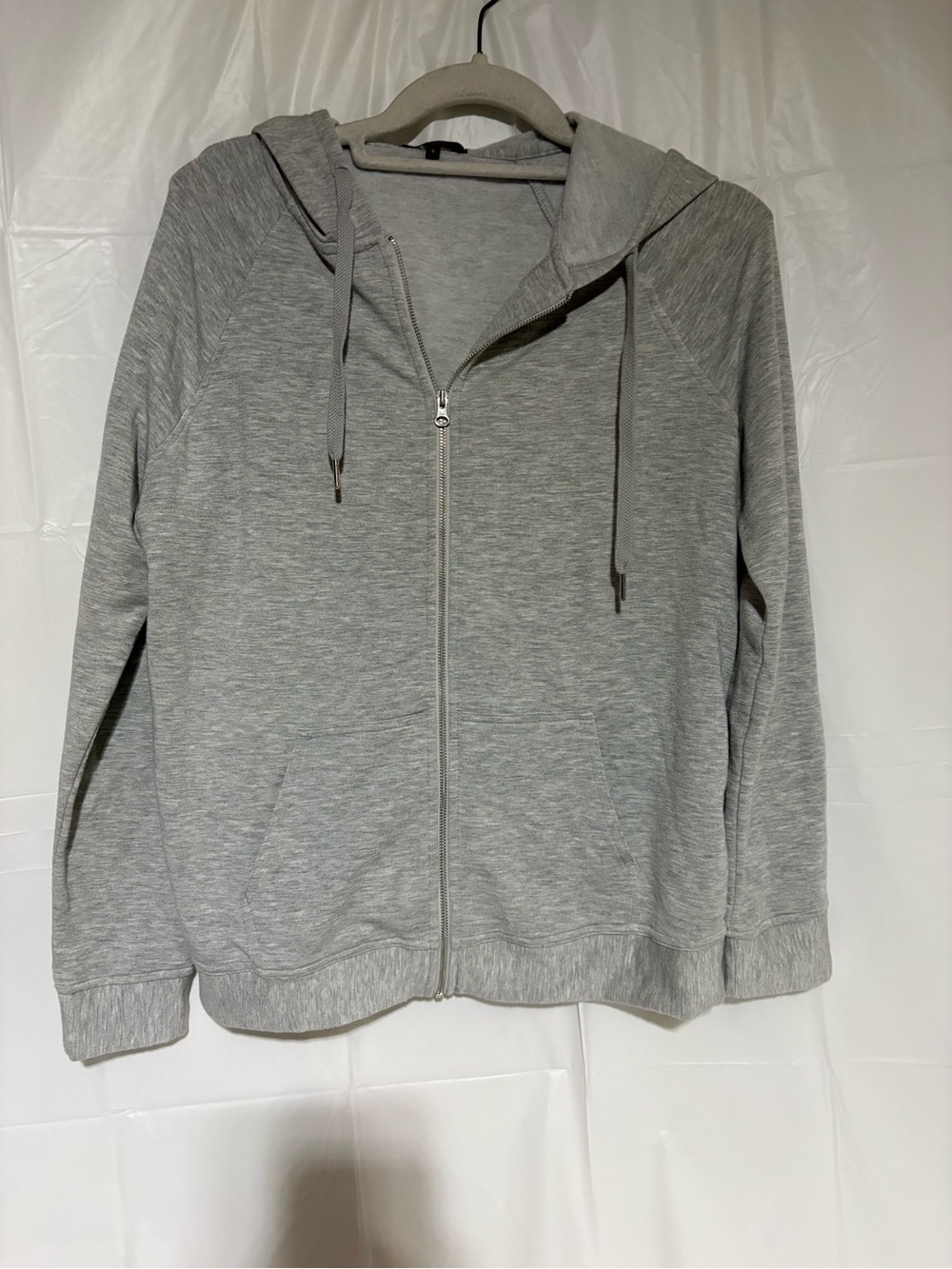 Quince Heather Gray Full-Zip Hoodie